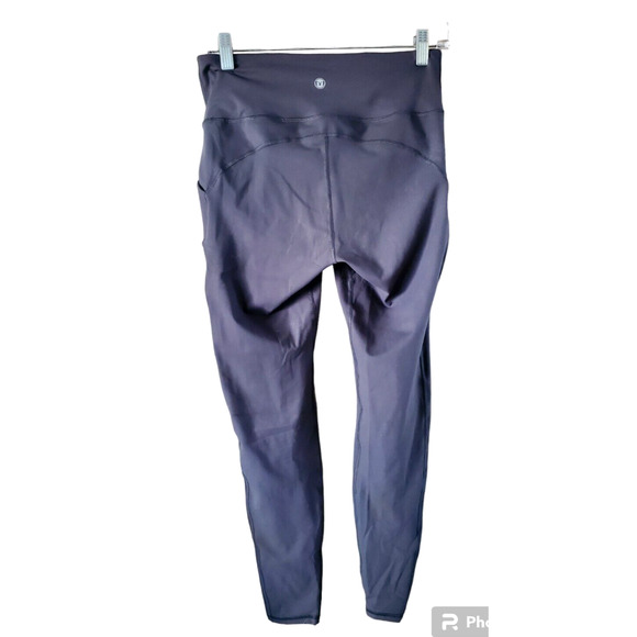 Mirity Grey Compression Leggings Activewear Workout Pockets Sz M NWT - Picture 2 of 3